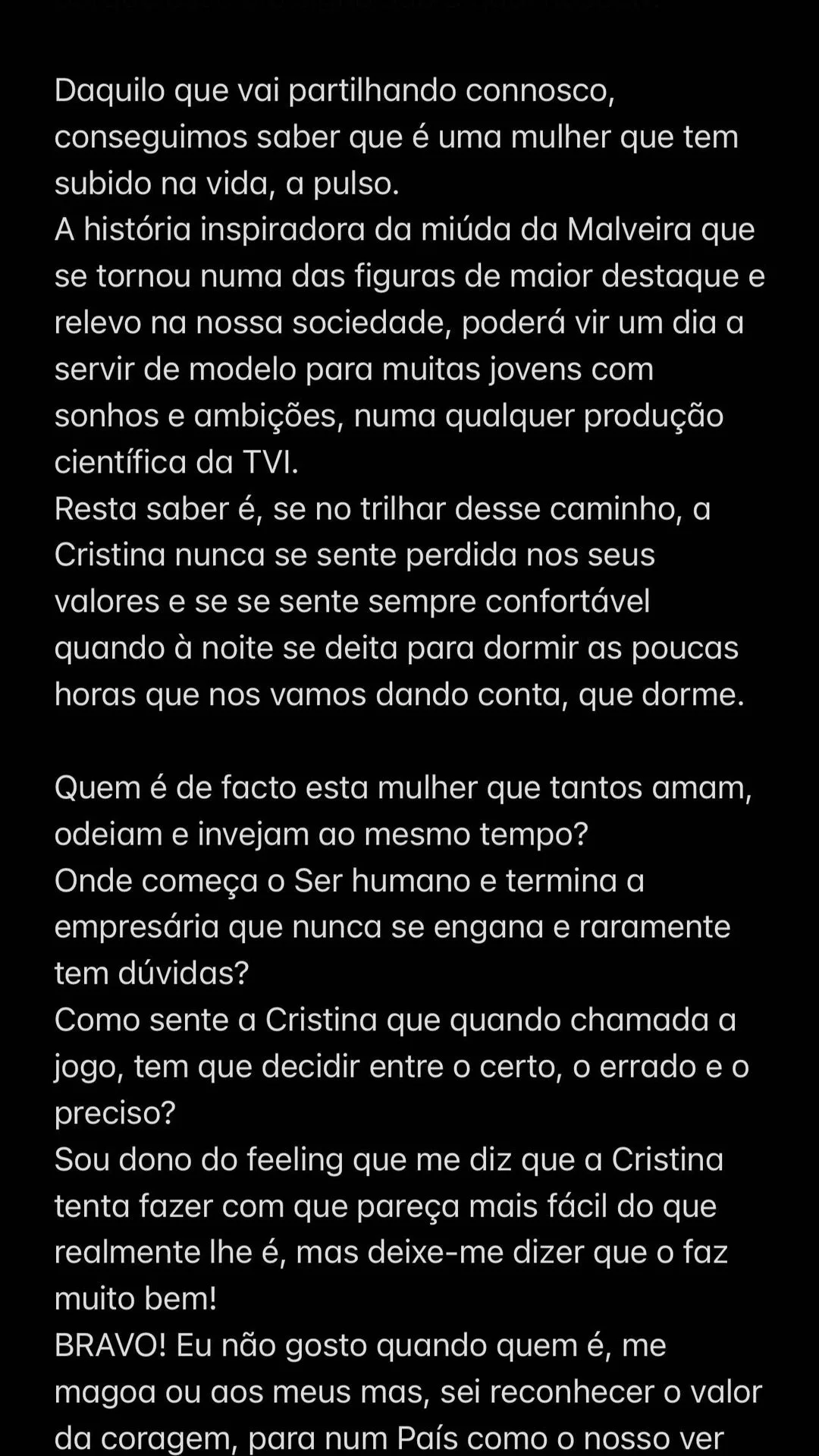 carta aberta do irmão de Francisco Monteiro